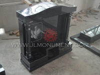 Shanxi Black Monument 053 www.jlmonument.com supply headstone Shanxi Black Monument
