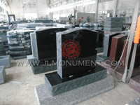 Shanxi Black Monument 054 www.jlmonument.com supply headstone Shanxi Black Monument