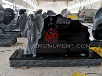 Shanxi Black Monument 058 www.jlmonument.com supply headstone Shanxi Black Monument
